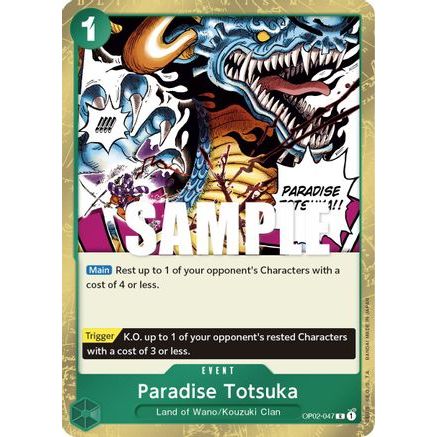 Paradise Totsuka (OP02-047) - Paramount War Foil