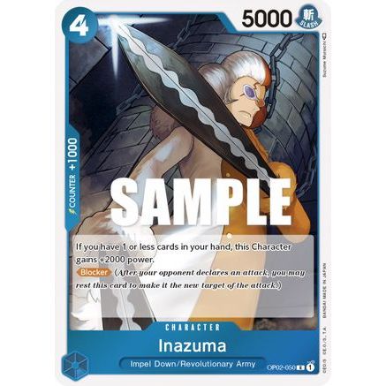 Inazuma (OP02-050) - Paramount War Foil