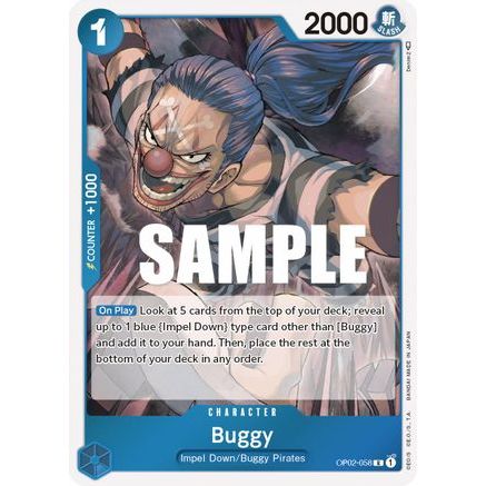 Buggy (OP02-058) - Paramount War Foil