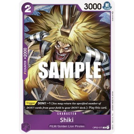 Shiki (OP02-075) - Paramount War Foil