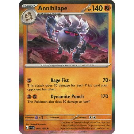 Annihilape 109 - SV01 Scarlet & Violet Base Set Reverse Holofoil