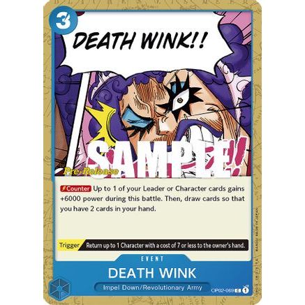 DEATH WINK (OP02-069) - Paramount War Pre-Release Cards