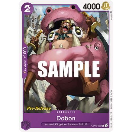 Dobon (OP02-080) - Paramount War Pre-Release Cards