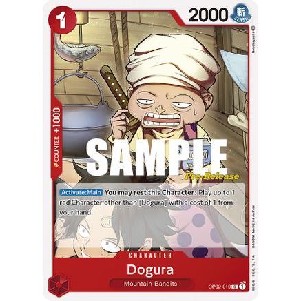 Dogura (OP02-010) - Paramount War Pre-Release Cards