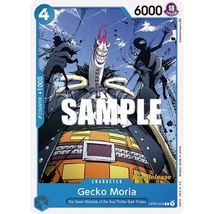 Gecko Moria (OP02-054) - Paramount War Pre-Release Cards