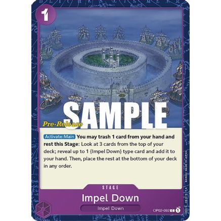 Impel Down (OP02-092) - Paramount War Pre-Release Cards