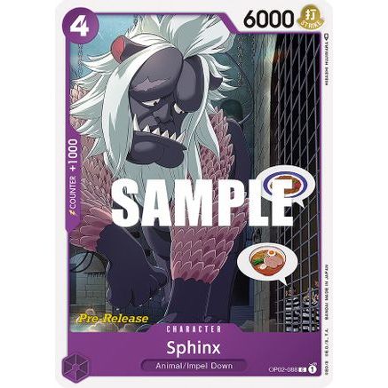 Sphinx (OP02-088) - Paramount War Pre-Release Cards