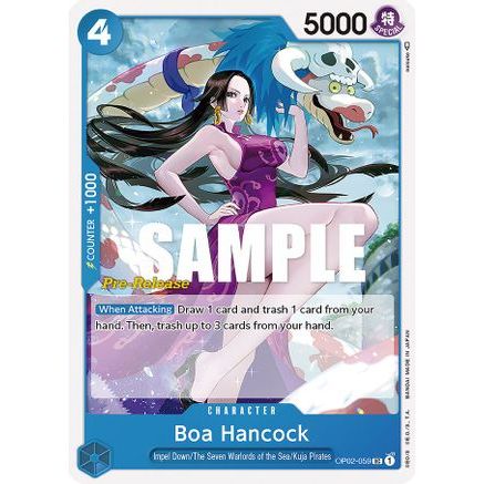 Boa Hancock (OP02-059) - Paramount War Pre-Release Cards