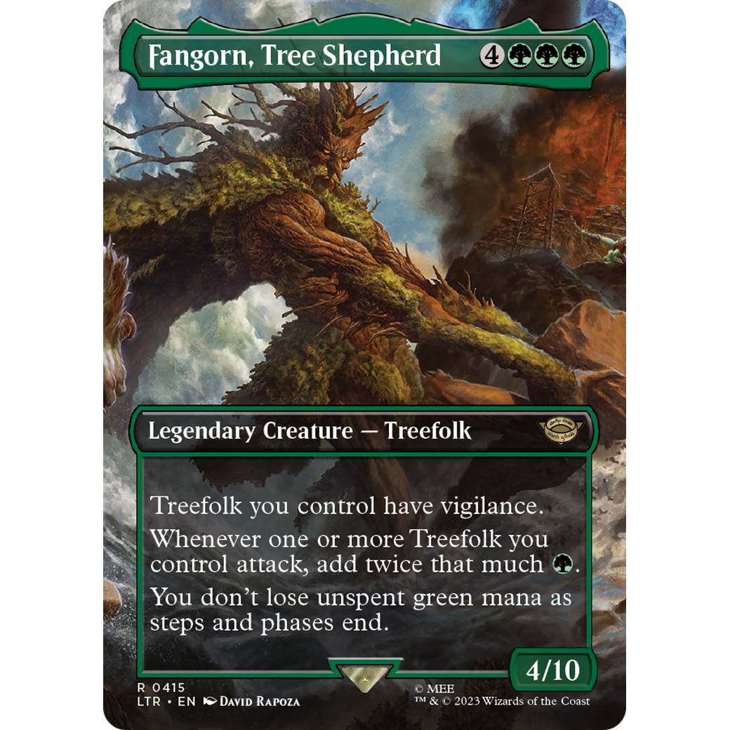 Fangorn, Tree Shepherd (LTR-415) - The Lord of the Rings: Tales of Middle-earth (Borderless) Foil