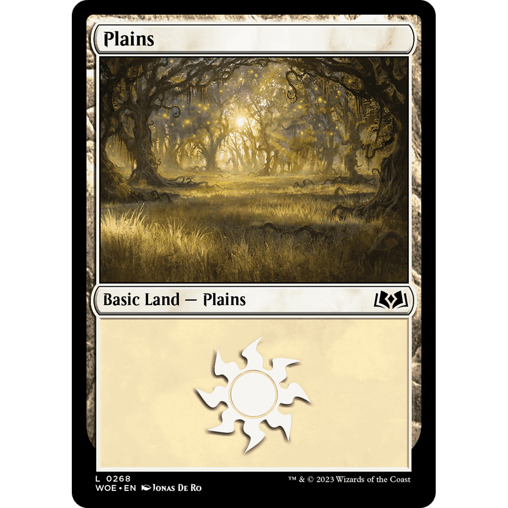 Plains (WOE-268) - Wilds of Eldraine