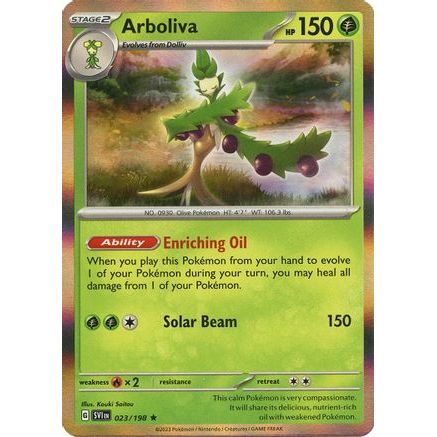 Arboliva 23 - SV01 Scarlet & Violet Base Set Reverse Holofoil