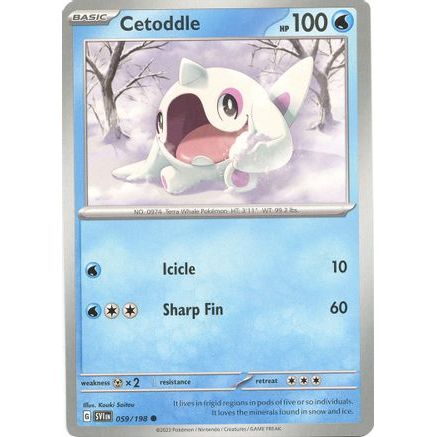 Cetoddle - 059/198 59 - SV01 Scarlet & Violet Base Set Reverse Holofoil