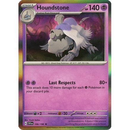 Houndstone 106 - SV01 Scarlet & Violet Base Set Holofoil