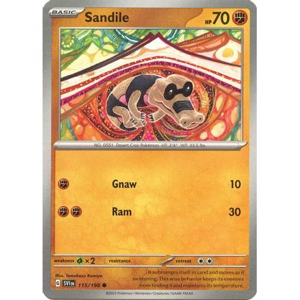 Sandile - 115/198 115 - SV01 Scarlet & Violet Base Set