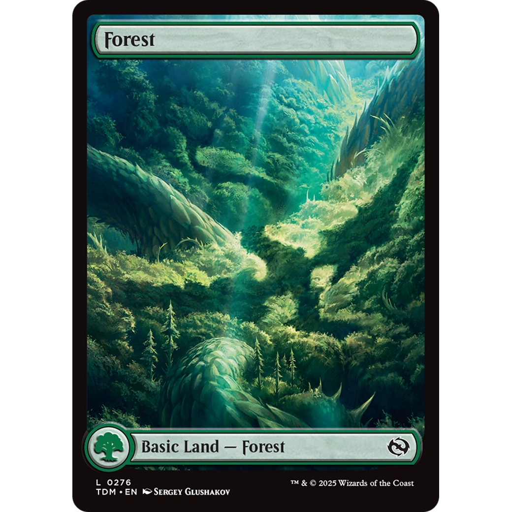 Forest (TDM-276) - Tarkir: Dragonstorm Foil