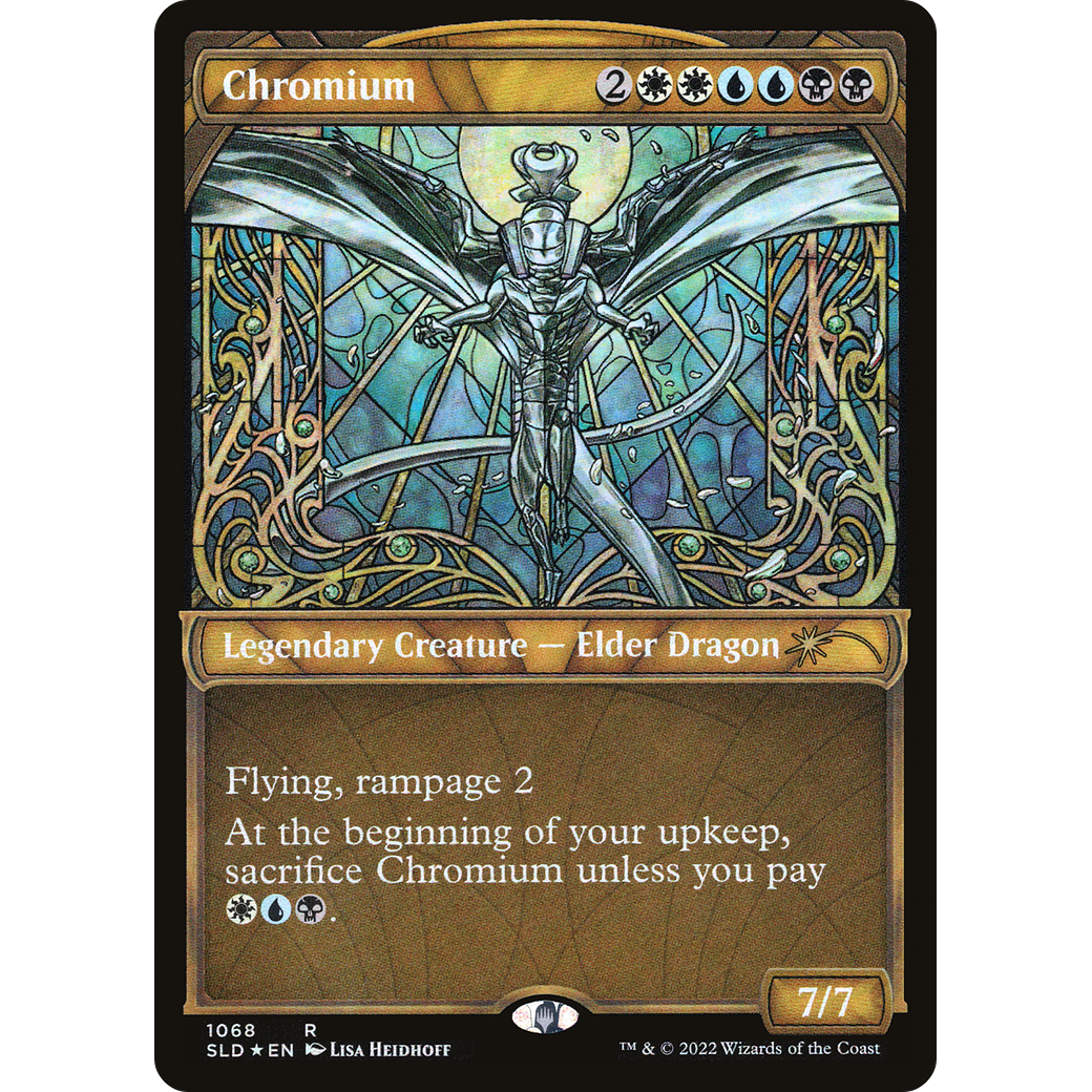 Chromium (Stained Glass) (Textured Foil) (SLD-1068) - Secret Lair Drop: (Showcase) Foil