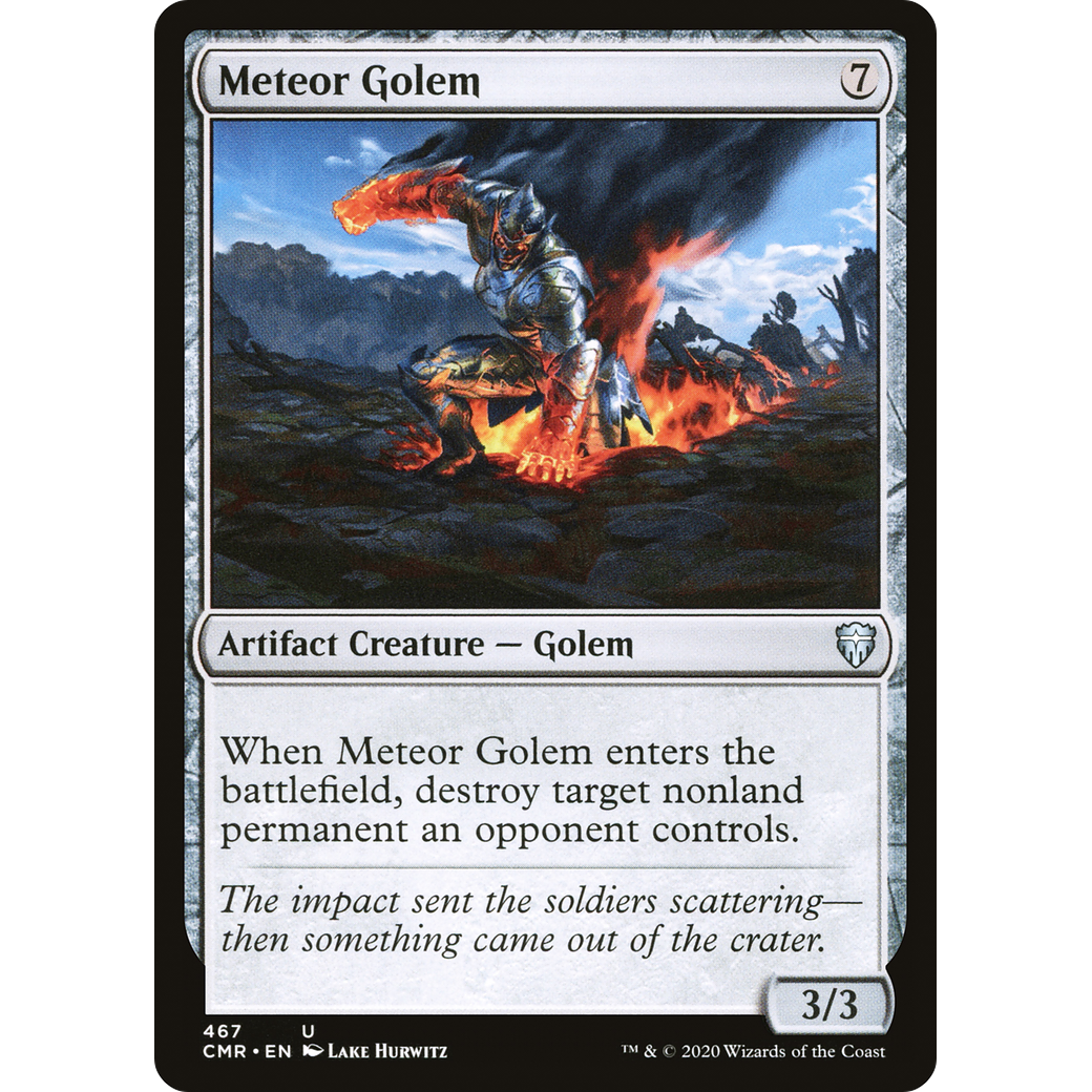 Meteor Golem (467) (CMR-467) - Commander Legends