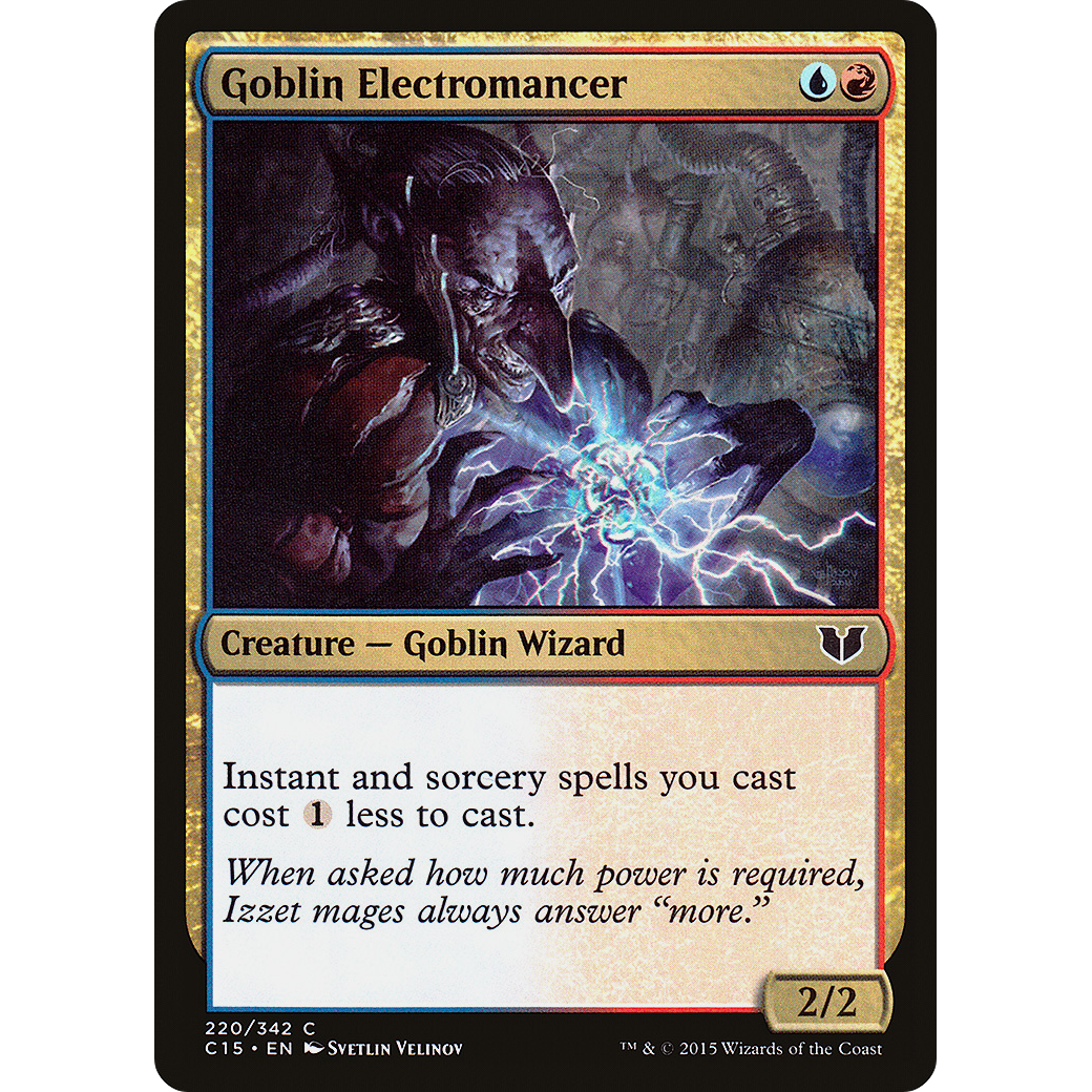 Goblin Electromancer (C15-220) - Commander 2015