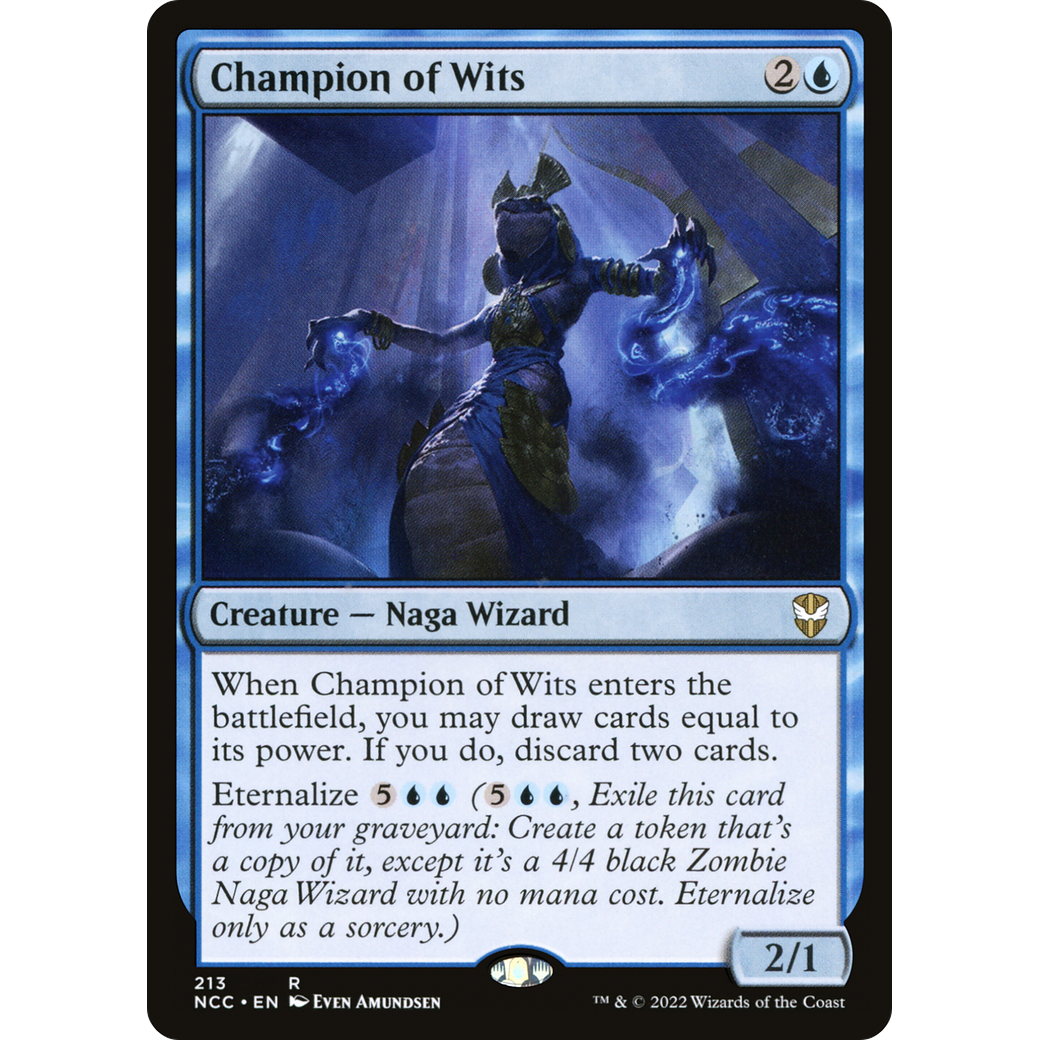 Champion of Wits (NCC-213) - New Capenna Commander