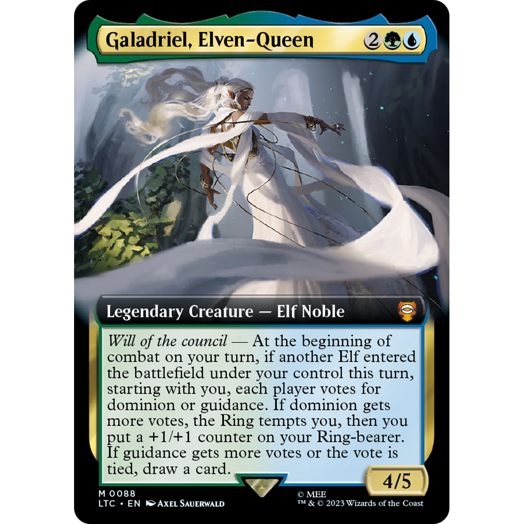 Galadriel, Elven-Queen (LTC-088) - Tales of Middle-earth Commander: (Extended Art)