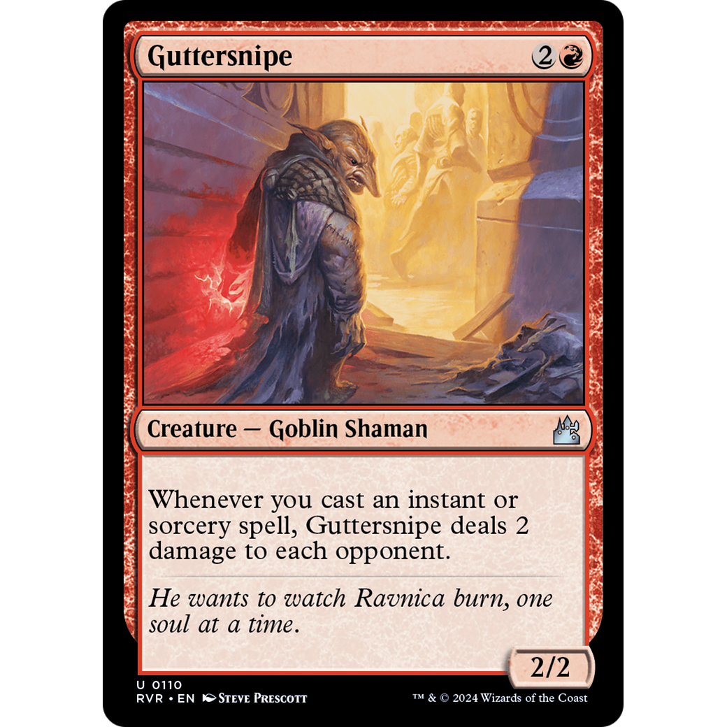 Guttersnipe (RVR-110) - Ravnica Remastered Foil