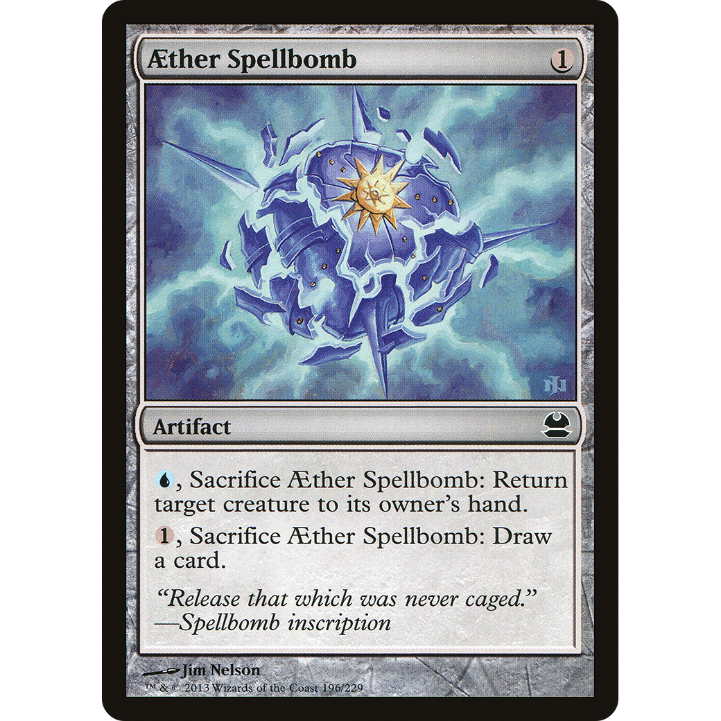 Aether Spellbomb (MMA-196) - Modern Masters Foil