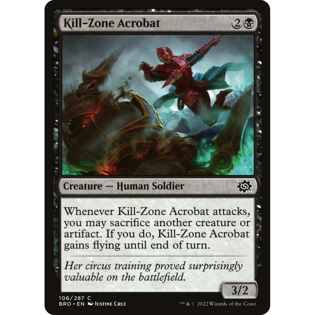 Kill-Zone Acrobat (BRO-106) - The Brothers' War Foil