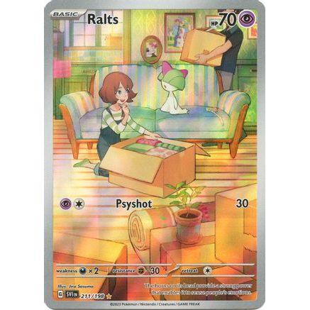 Ralts - 211/198 211 - SV01 Scarlet & Violet Base Set Holofoil