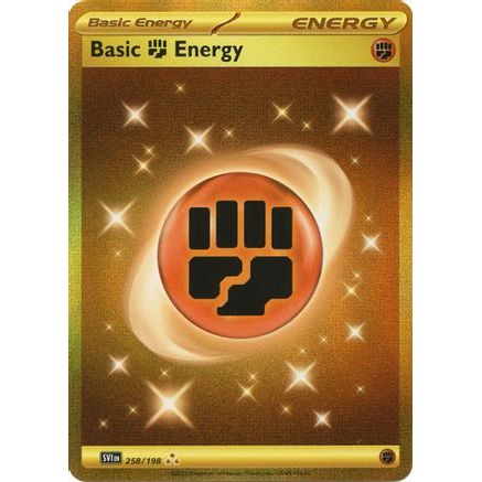 Basic Fighting Energy - 258/198 258 - SV01 Scarlet & Violet Base Set Holofoil