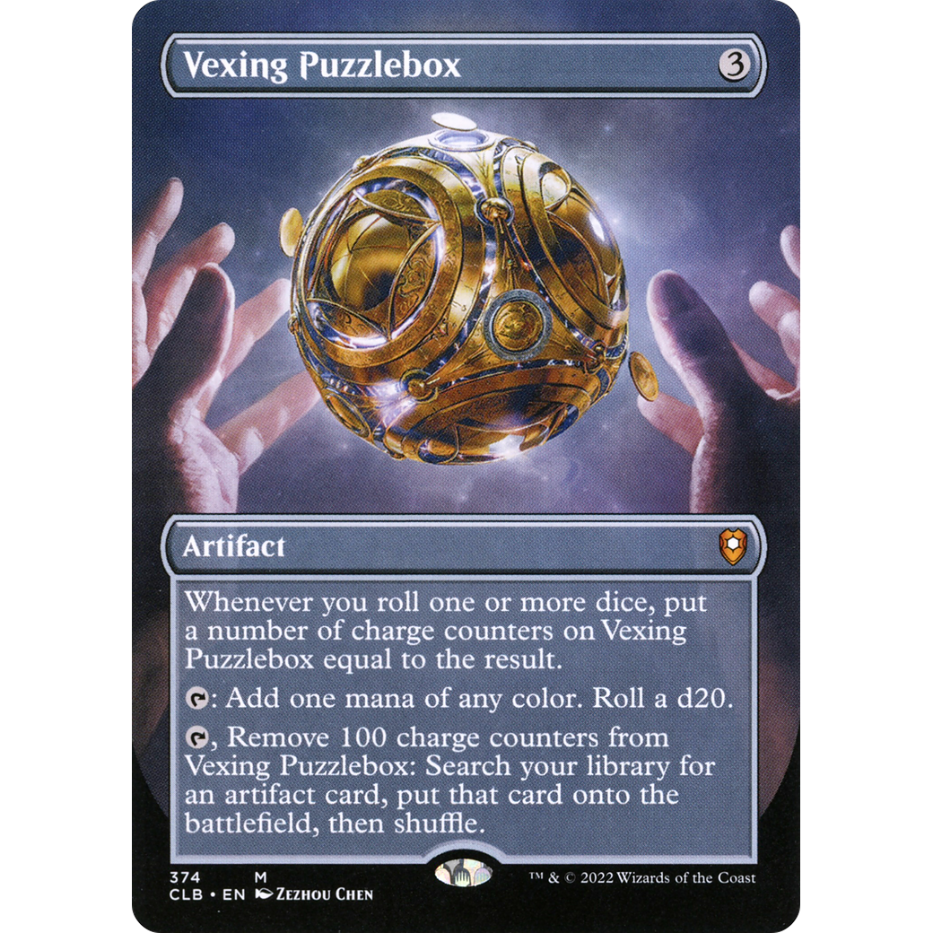 Vexing Puzzlebox (Borderless) (CLB-374) - Commander Legends: Battle for Baldur's Gate (Borderless) Foil