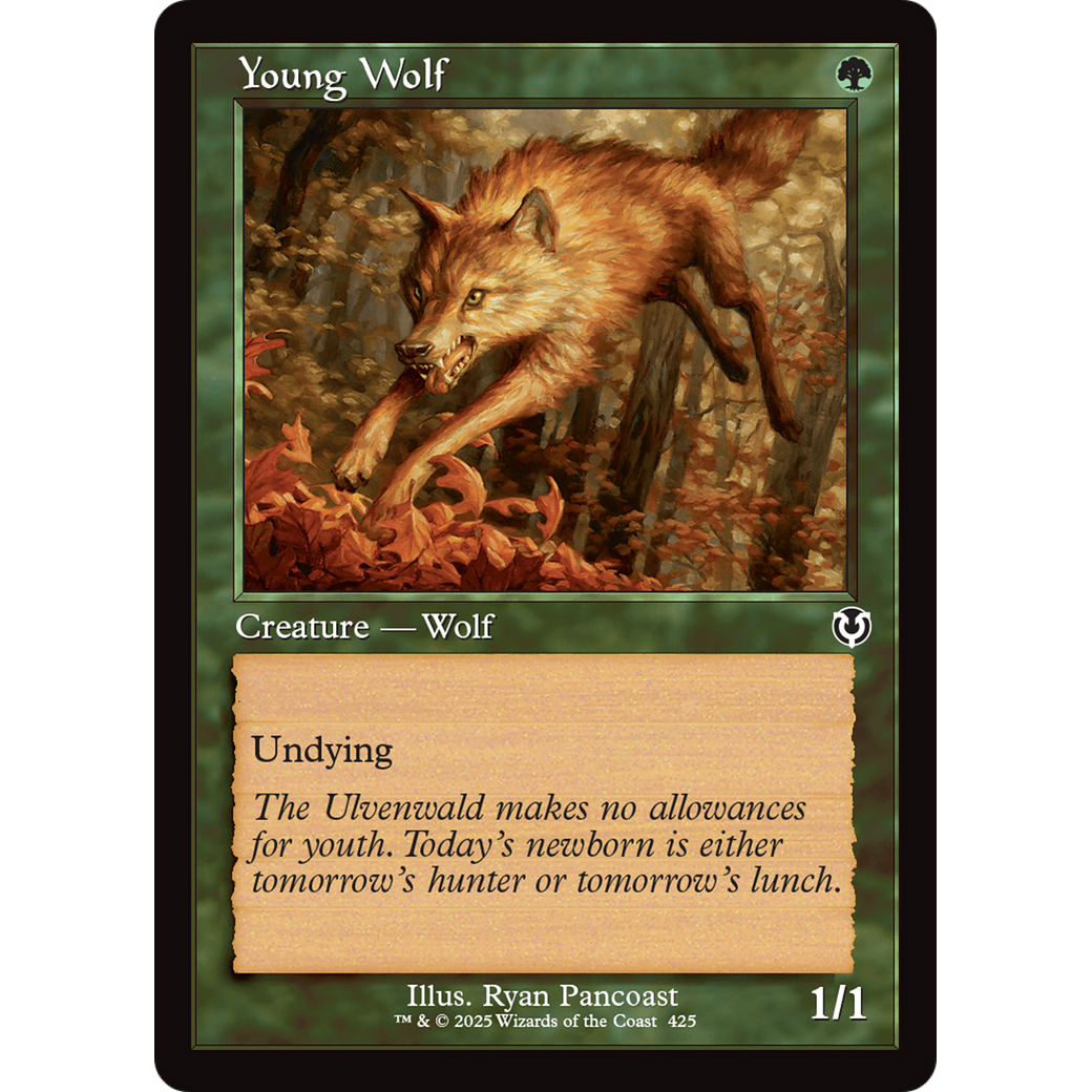 Young Wolf (INR-425) - Innistrad Remastered Foil