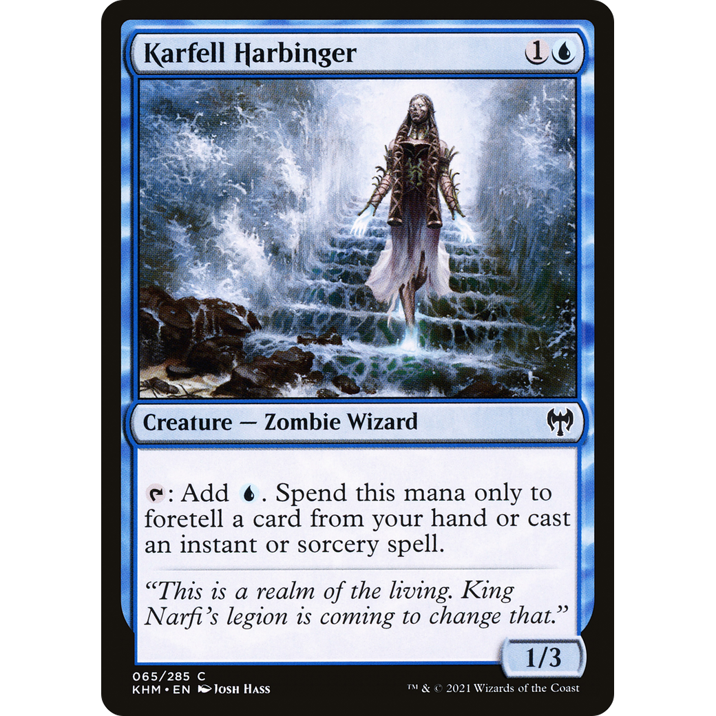 Karfell Harbinger (KHM-065) - Kaldheim Foil