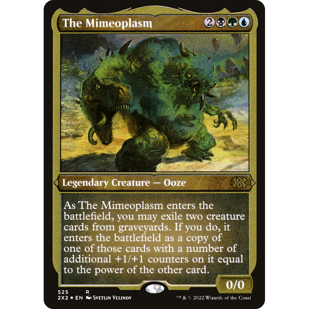 The Mimeoplasm (Foil Etched) (2X2-525) - Double Masters 2022 Foil