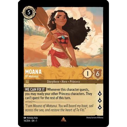 Moana - Of Motunui (14/204) - The First Chapter Cold Foil