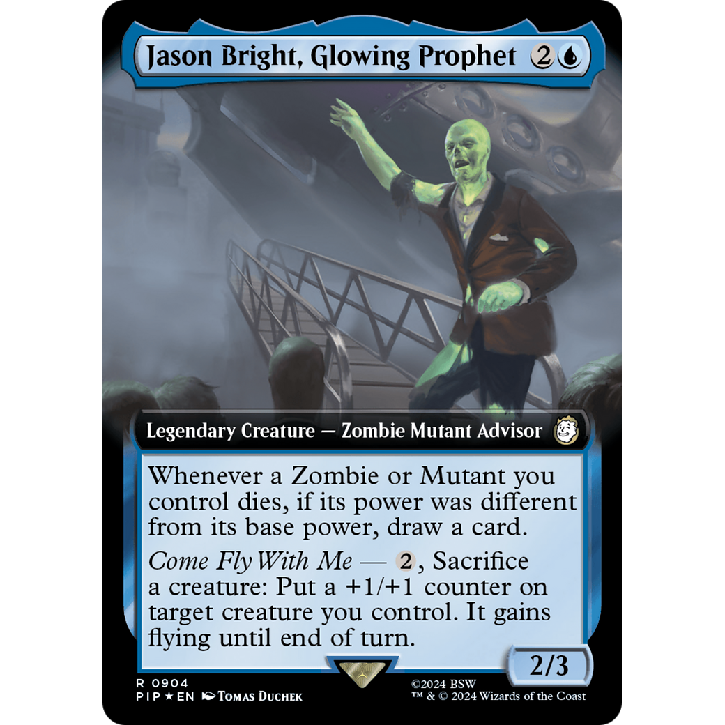 Jason Bright, Glowing Prophet (PIP-904) - Fallout: (Extended Art) Foil
