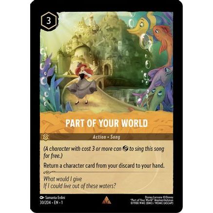 Part of Your World (30/204) - The First Chapter Cold Foil