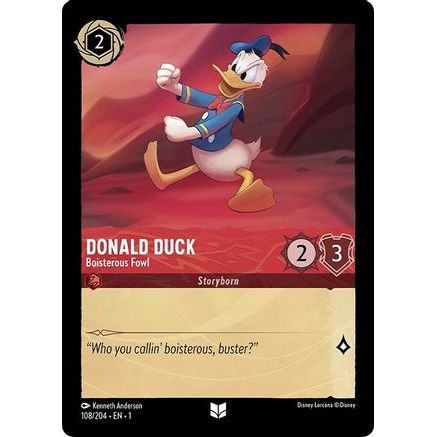 Donald Duck - Boisterous Fowl (108/204) - The First Chapter Cold Foil