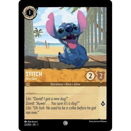 Stitch - New Dog (22/204) - The First Chapter Cold Foil