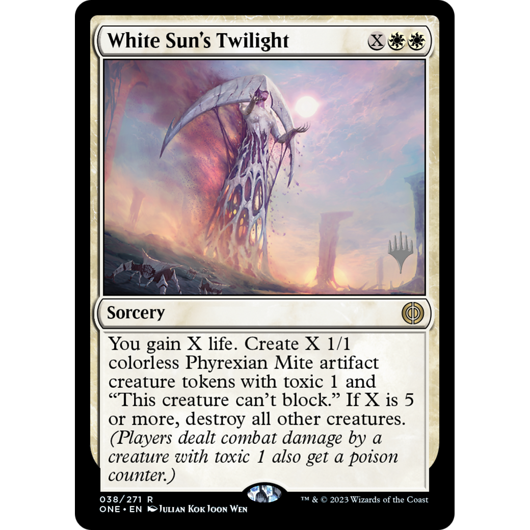 White Sun's Twilight (PPONE-38P) - Phyrexia: All Will Be One Promos Foil
