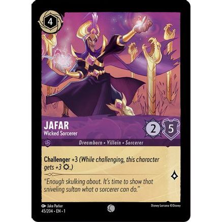 Jafar - Wicked Sorcerer (45/204) - The First Chapter Cold Foil