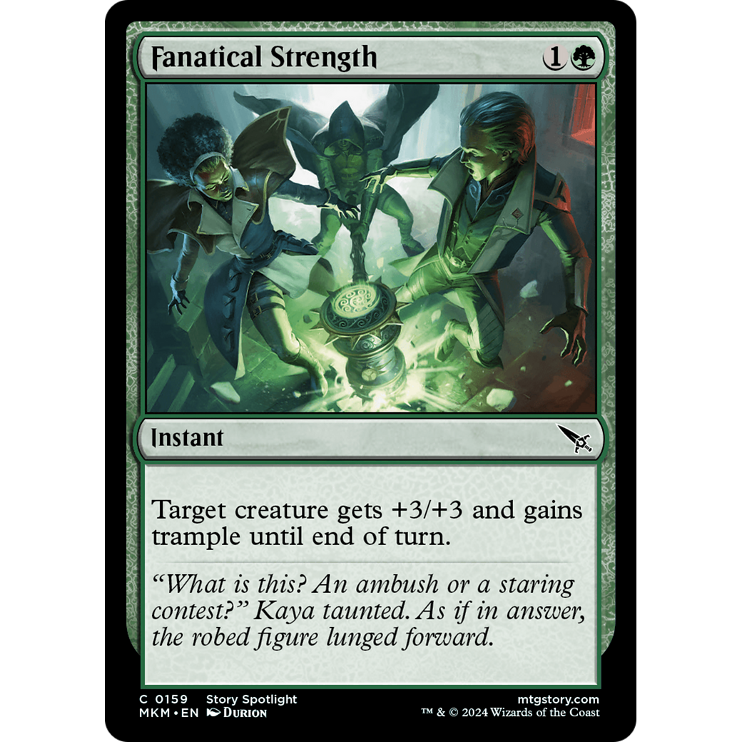 Fanatical Strength (MKM-159) - Murders at Karlov Manor Foil