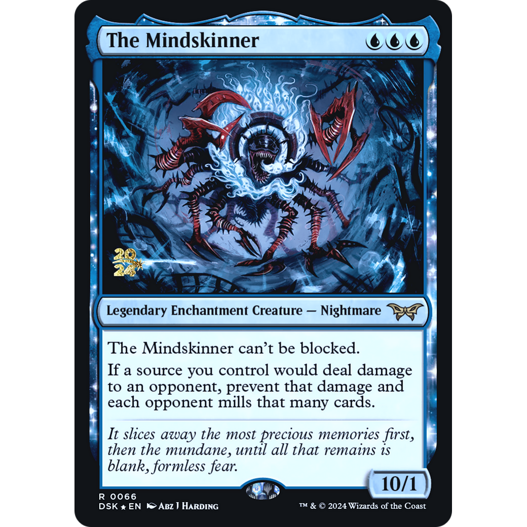 The Mindskinner (PRE-66S) - Duskmourn: House of Horror Promos: (enchantment) Foil
