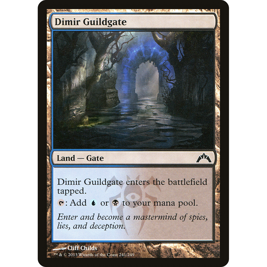 Dimir Guildgate (GTC-241) - Gatecrash Foil