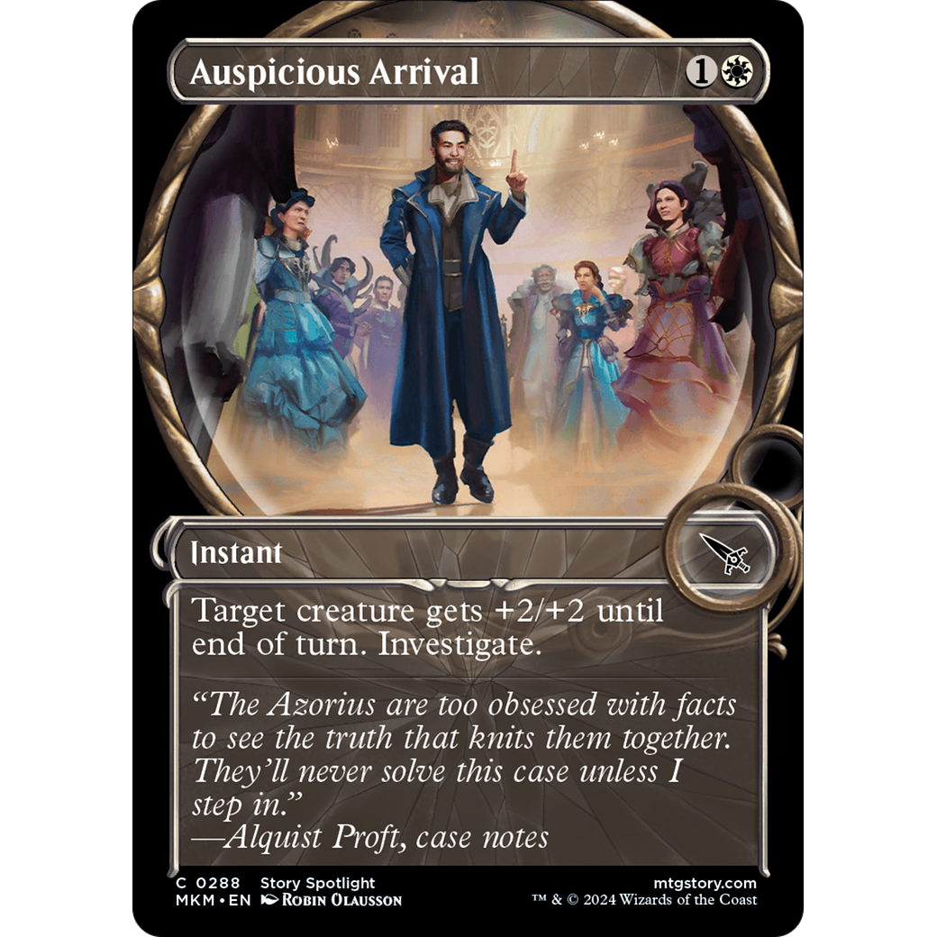 Auspicious Arrival (MKM-288) - Murders at Karlov Manor: (Showcase) Foil