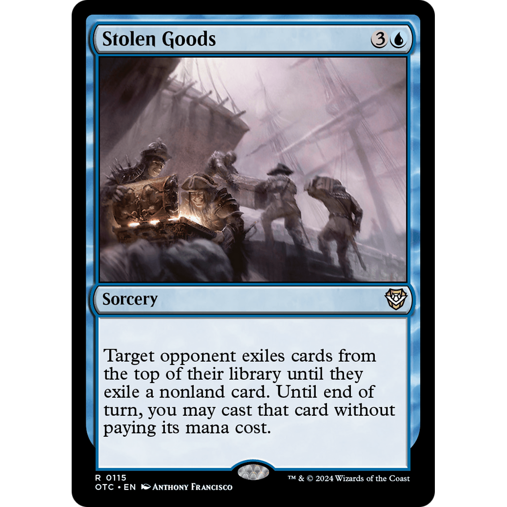 Stolen Goods (OTC-115) - Outlaws of Thunder Junction Commander