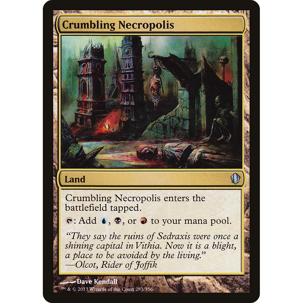 Crumbling Necropolis (C13-283) - Commander 2013