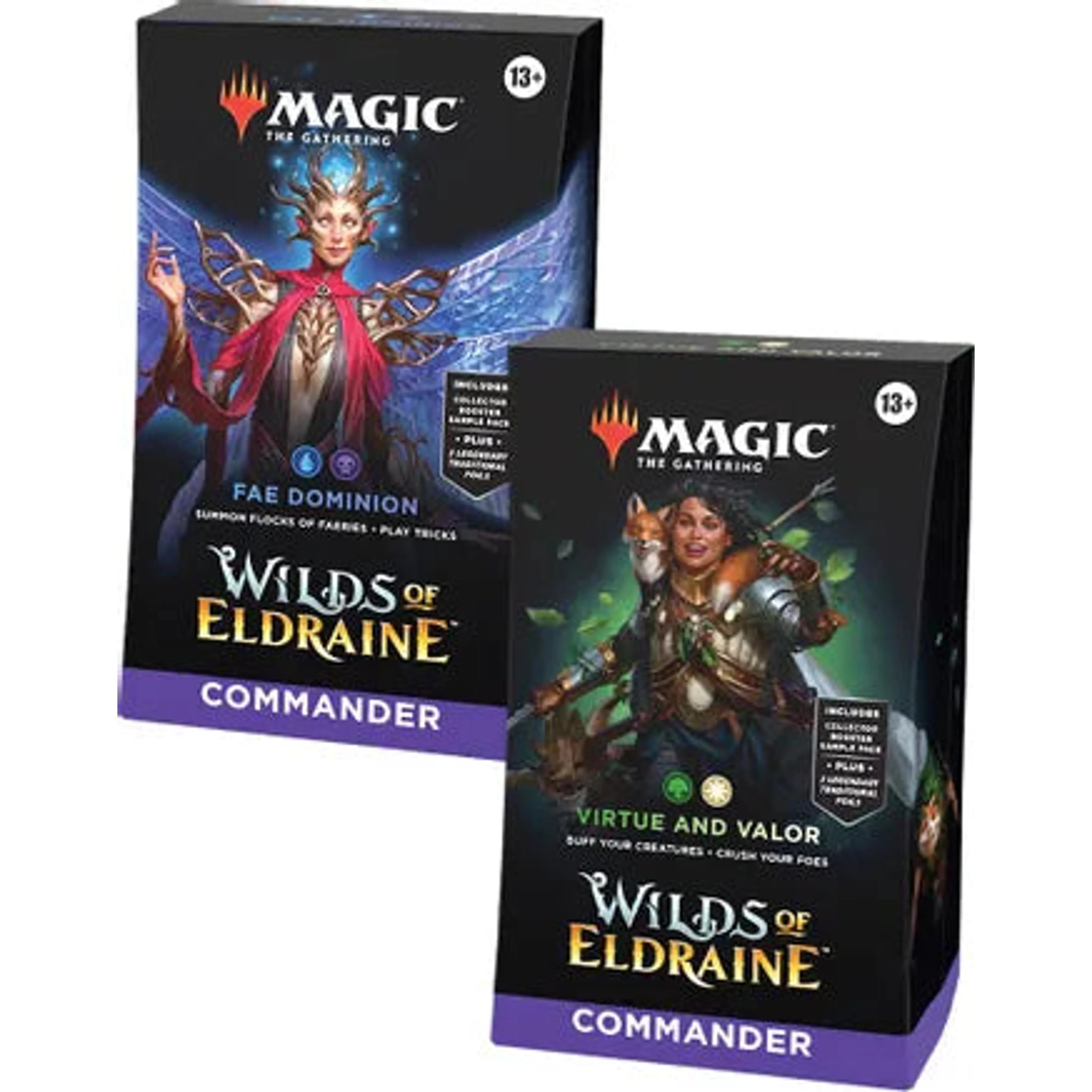 mtg 2021 commander decks Magic The Gathering: Wilds of Eldraine Commander Decks