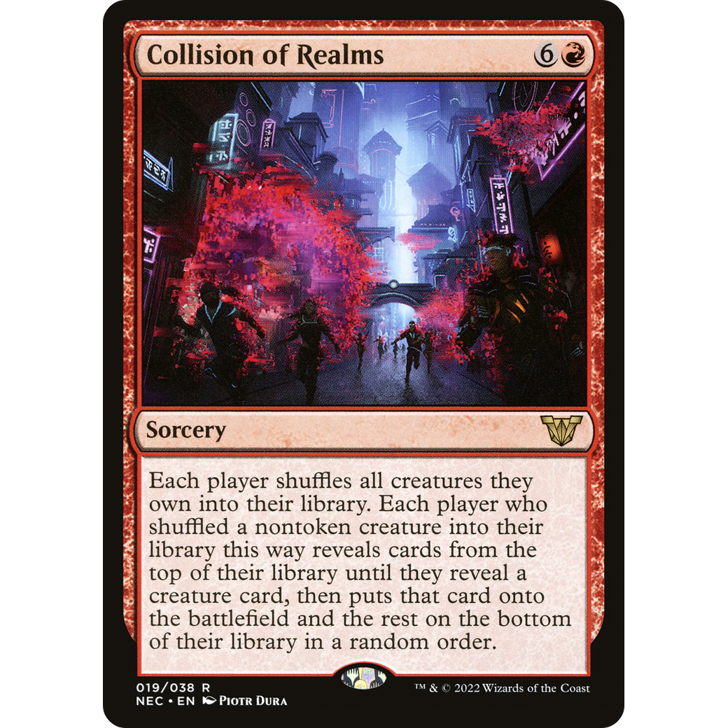 Collision of Realms (NEC-019) - Neon Dynasty Commander