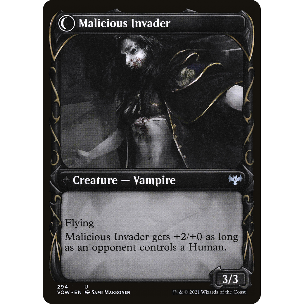 Innocent Traveler (Showcase) (VOW-294) - Innistrad: Crimson Vow: (Showcase, Double Faced Transform)