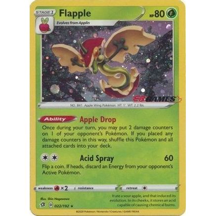 Flapple - 022/192 (EB Games Exclusive) 22 - Miscellaneous Cards & Products Holofoil